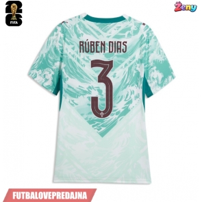 Lacne Ženy Futbalové dres Portugalsko Ruben Dias #3 MS 2026 Krátky Rukáv - Preč